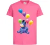 Дитяча футболка Віслючок Яскраво-рожевий фото