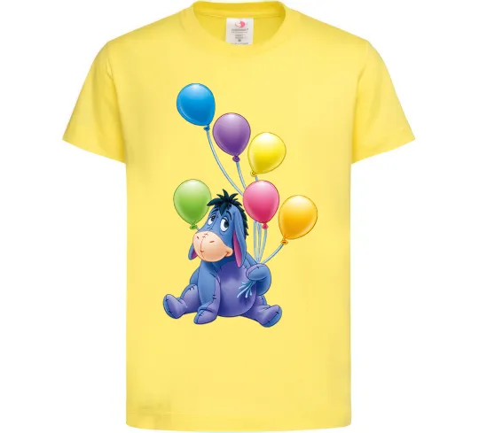 Дитяча футболка Віслючок Лимонний фото