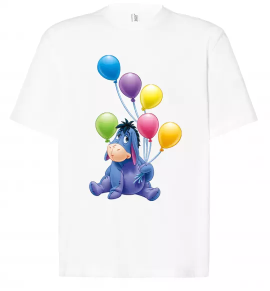 Футболка Оверсайз Віслючок Белый фото