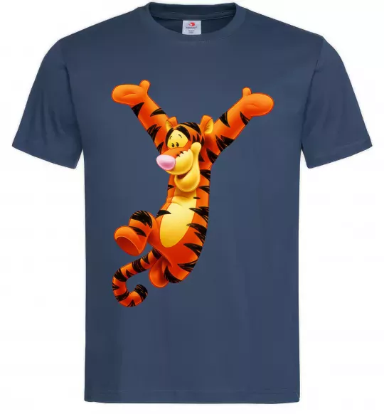 Чоловіча футболка Тигра Темно-синій фото