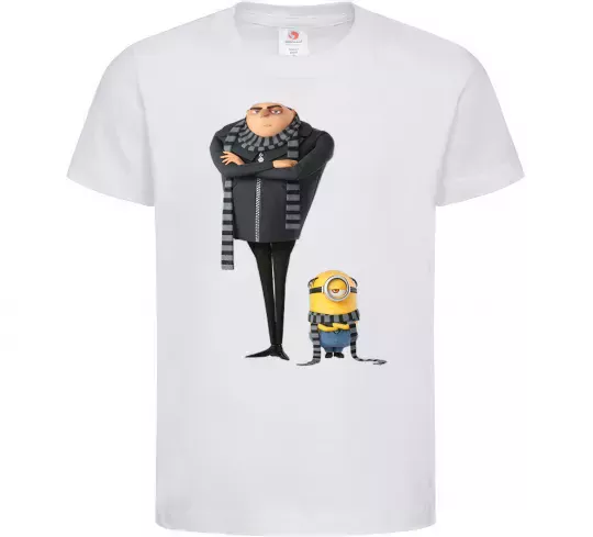 Дитяча футболка Despicable Me Білий фото