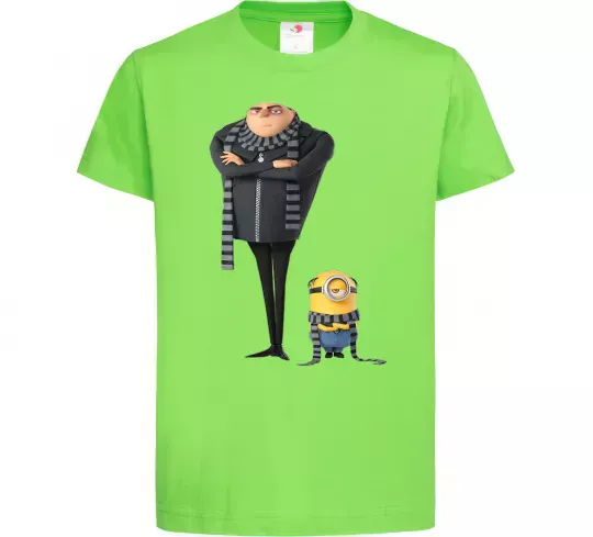 Дитяча футболка Despicable Me Лаймовий фото