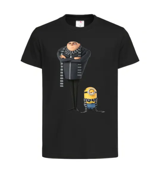 Дитяча футболка Despicable Me Чорний фото