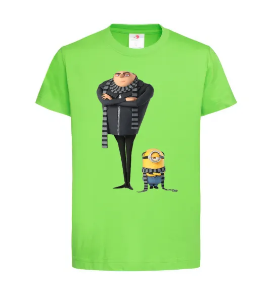 Дитяча футболка Despicable Me Лаймовий фото