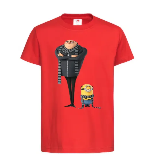 Дитяча футболка Despicable Me Червоний фото