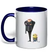 Чашка с цветной ручкой Despicable Me Глубокий темно-синий фото