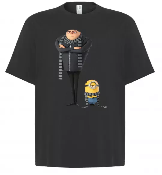 Футболка Оверсайз Despicable Me Чорний фото