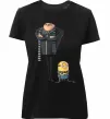Женская премиум футболка Despicable Me Черный фото