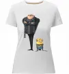 Женская премиум футболка Despicable Me Белый фото