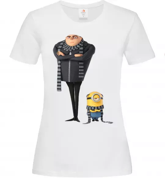 Жіноча футболка Despicable Me Білий фото