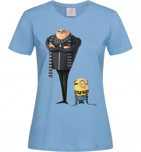 Жіноча футболка Despicable Me Блакитний фото