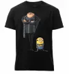 Чоловіча преміум футболка Despicable Me Чорний фото