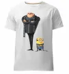 Чоловіча преміум футболка Despicable Me Білий фото