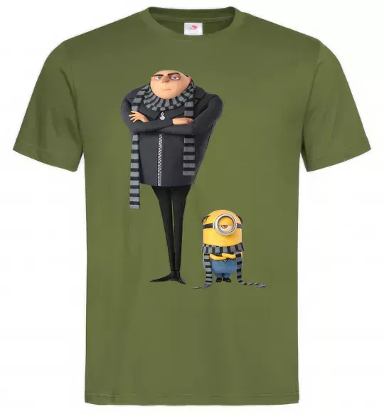 Мужская футболка Despicable Me Оливковый фото
