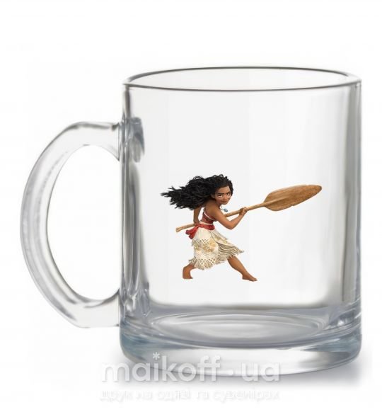 Чашка скляна Moana Прозорий фото