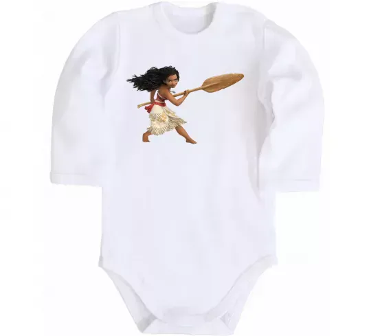 Детский боди Moana Белый фото