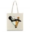 Эко-сумка Kung Fu Panda Бежевый фото