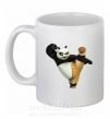 Чашка керамічна Kung Fu Panda Білий фото