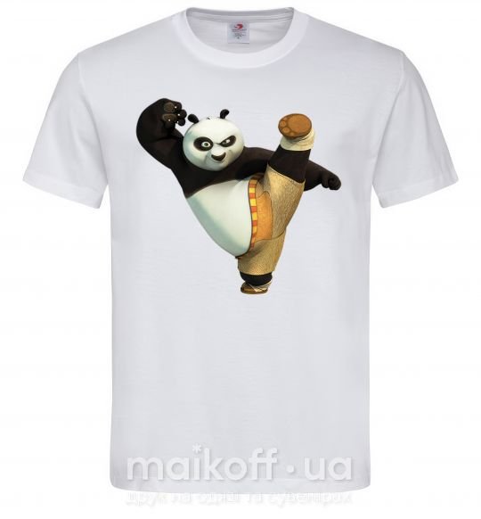 Чоловіча футболка Kung Fu Panda Білий фото