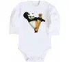Детский боди Kung Fu Panda Белый фото