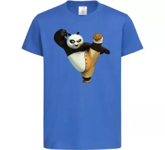Детская футболка Kung Fu Panda Ярко-синий фото