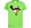 Детская футболка Kung Fu Panda Лаймовый фото