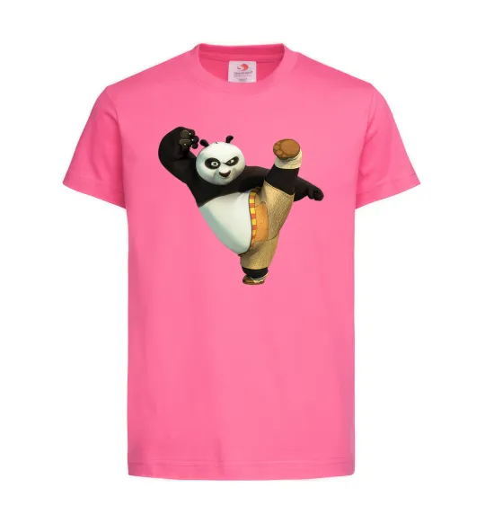 Детская футболка Kung Fu Panda Ярко-розовый фото