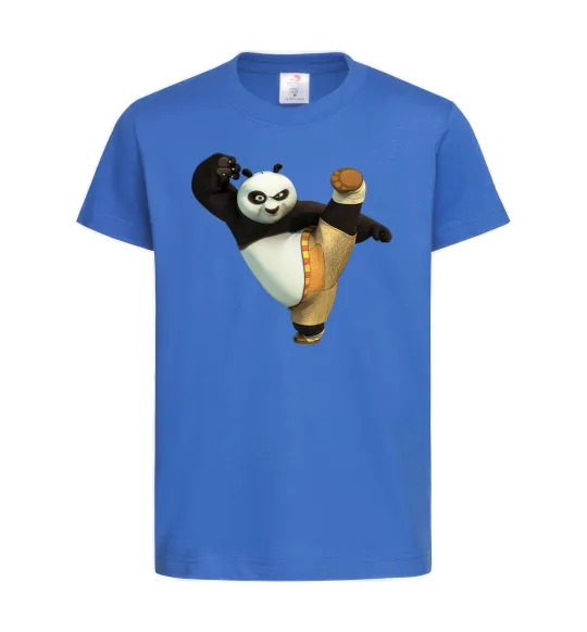 Детская футболка Kung Fu Panda Ярко-синий фото