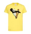 Детская футболка Kung Fu Panda Лимонный фото