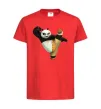Детская футболка Kung Fu Panda Красный фото