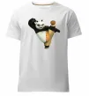 Мужская премиум футболка Kung Fu Panda Белый фото