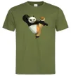 Чоловіча футболка Kung Fu Panda Оливковий Чоловіча футболка Kung Fu Panda Оливковий фото