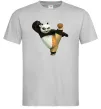 Чоловіча футболка Kung Fu Panda Сірий Чоловіча футболка Kung Fu Panda Сірий фото