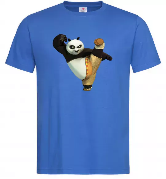 Чоловіча футболка Kung Fu Panda Яскраво-синій фото