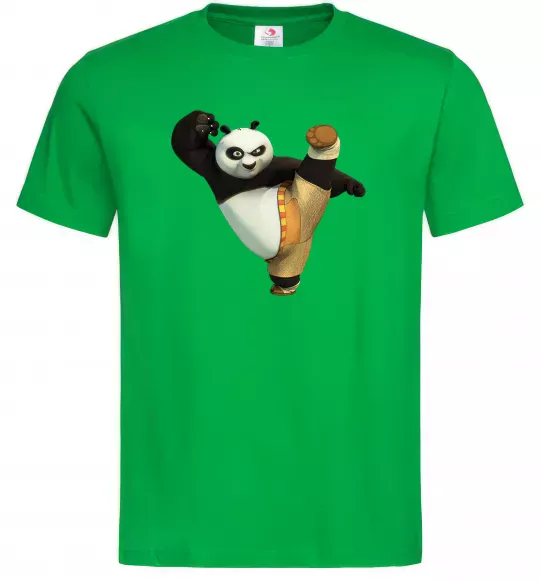 Чоловіча футболка Kung Fu Panda Зелений фото