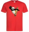 Чоловіча футболка Kung Fu Panda Червоний Чоловіча футболка Kung Fu Panda Червоний фото