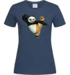 Жіноча футболка Kung Fu Panda Темно-синій фото
