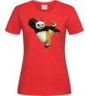 Жіноча футболка Kung Fu Panda Червоний фото