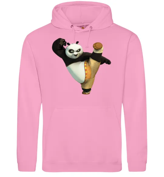 Чоловіча толстовка (худі) Kung Fu Panda Рожевий фото