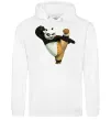 Женская толстовка (худи) Kung Fu Panda Белый фото