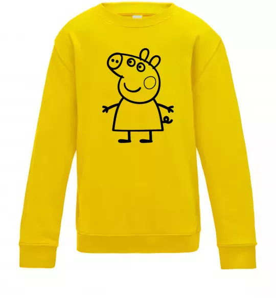 Детский Свитшот Peppa pig Солнечно желтый фото
