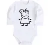 Детский боди Peppa pig Белый Детский боди Peppa pig Белый фото