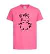 Дитяча футболка Peppa pig Яскраво-рожевий фото