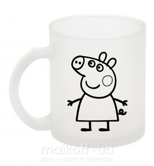 Чашка стеклянная Peppa pig Фроузен фото