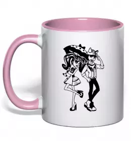 Чашка з кольоровою ручкою