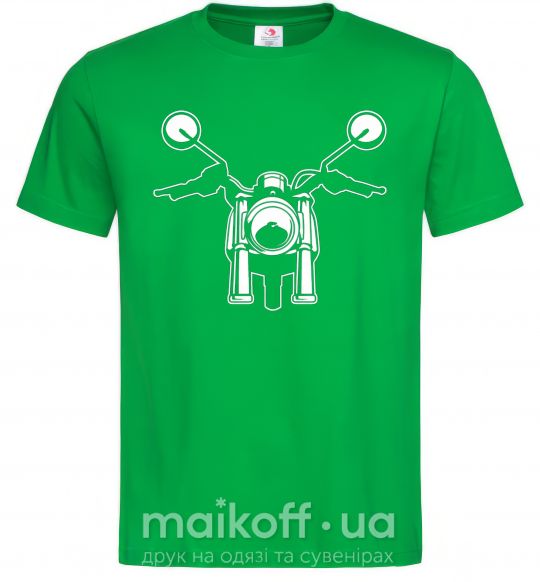 Мужская футболка Bike байкера Зеленый фото