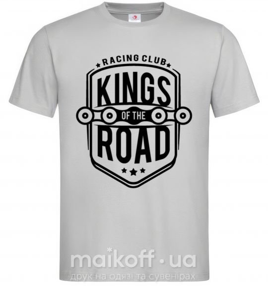 Чоловіча футболка Kings of the road Сірий фото