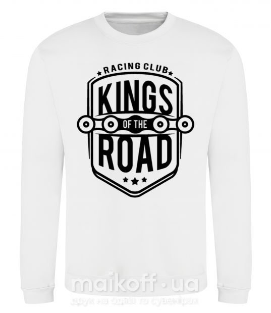 Світшот Kings of the road Білий фото