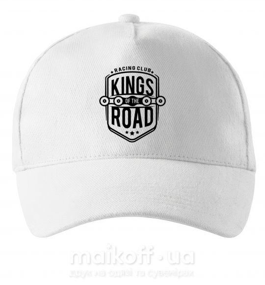 Кепка Kings of the road Білий фото