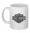 Чашка керамічна Harley Davidson Білий фото